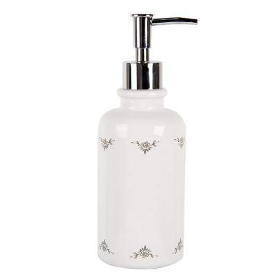 Soap Dispenser White Ceramic Rooster Soap Pump