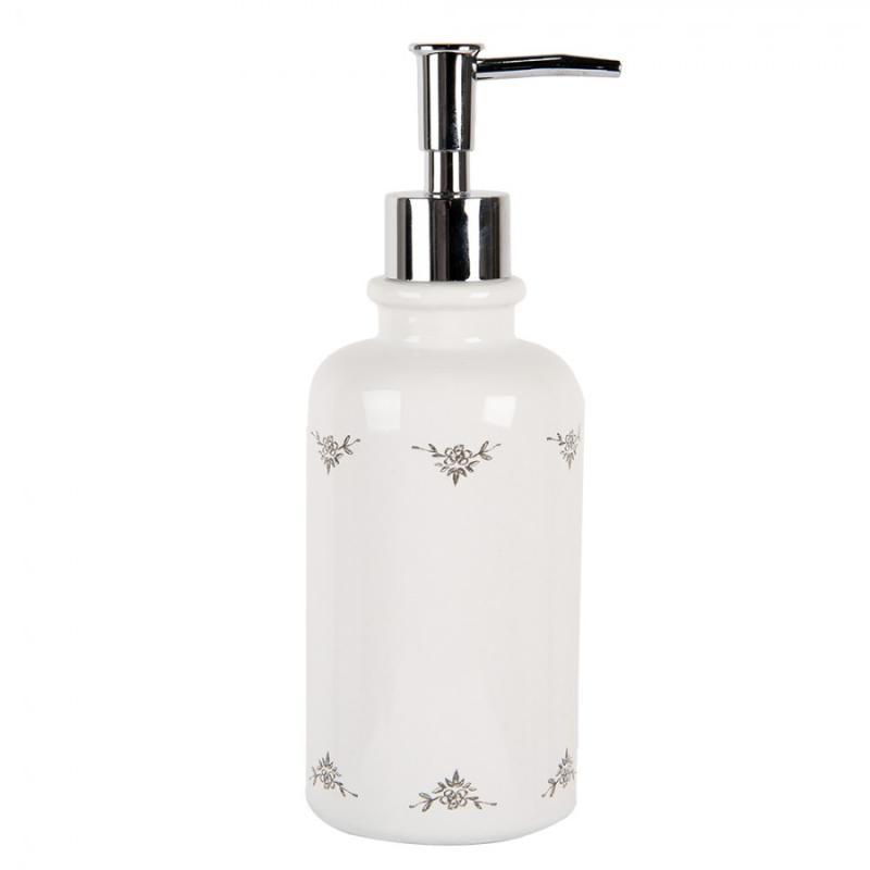 Soap Dispenser White Ceramic Rooster Soap Pump