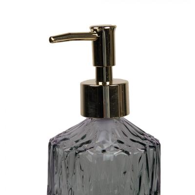 Soap Dispenser Black Glass Soap Pump