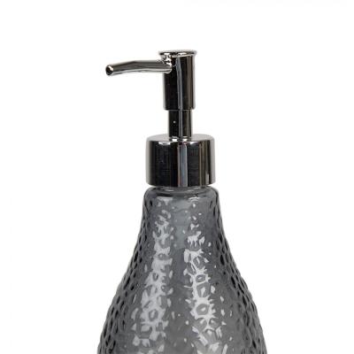 Soap Dispenser Black Glass Soap Pump