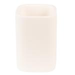 Toothbrush Holder White Ceramic Bathroom Cup