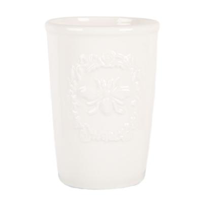 Toothbrush Holder White Ceramic