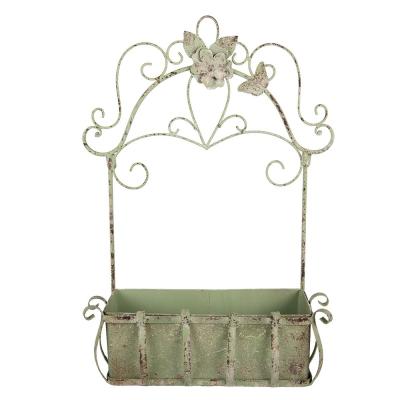 Plant Holder Green Metal