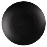 Charger Plate Black White Plastic Christmas Trees
