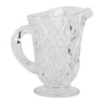 Decorative Pitcher Transparent Glass