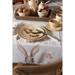 Dinner Plate Beige Ceramic Chicken Dining Plate