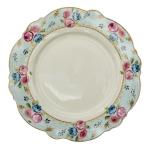 Dinner Plate Blue White Ceramic Flowers Dining Plate