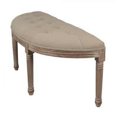 Bench Brown Beige Wood