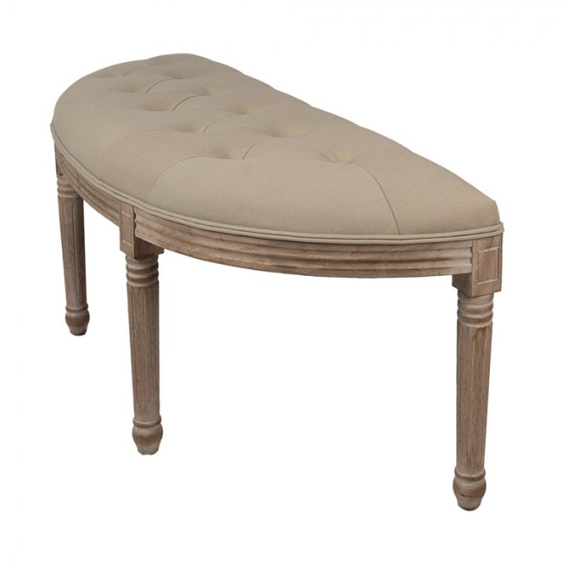 Bench Brown Beige Wood