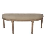 Bench Brown Beige Wood