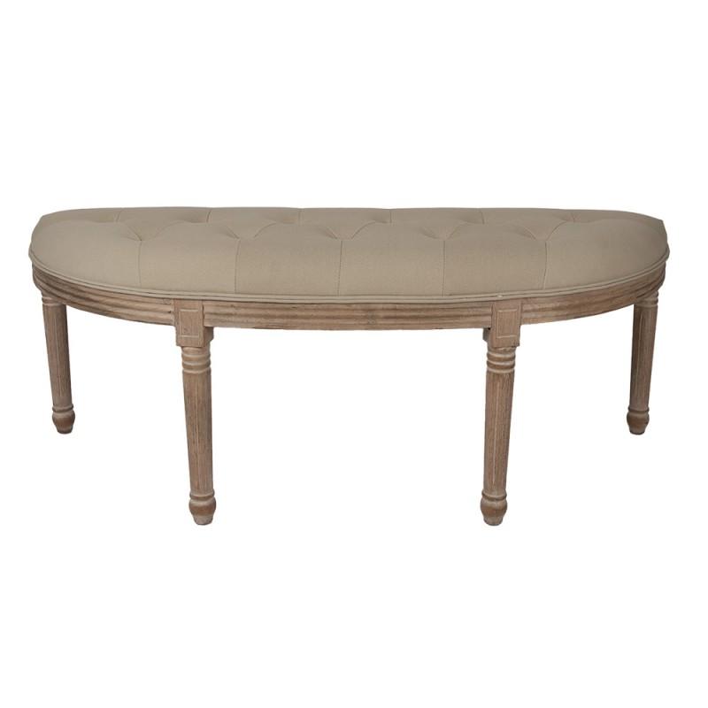 Bench Brown Beige Wood