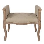 Bench Brown Beige Wood