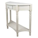 Side Table White Wood Console Table