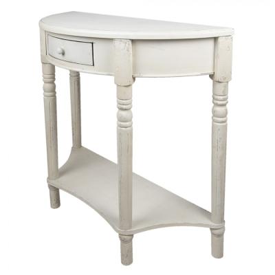 Side Table White Wood Console Table