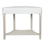 Side Table White Wood Console Table