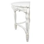 Side Table White Wood Console Table