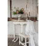 Side Table White Wood Console Table