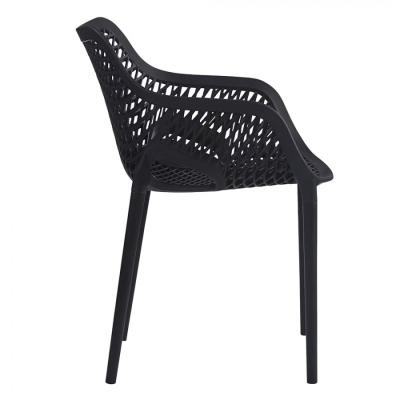 Dining Chair Black Plastic