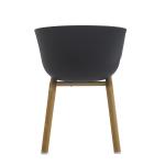 Dining Chair Black Metal