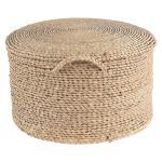 Pouf Brown Seagrass Ottoman