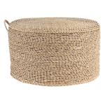 Pouf Brown Seagrass Ottoman