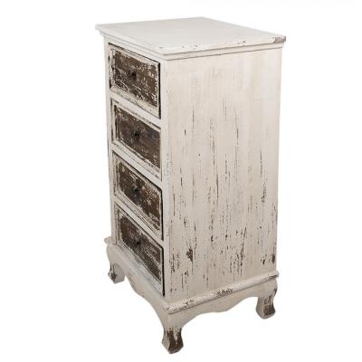 Dresser Beige Wood Chest of Drawers