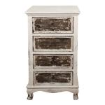 Dresser Beige Wood Chest of Drawers