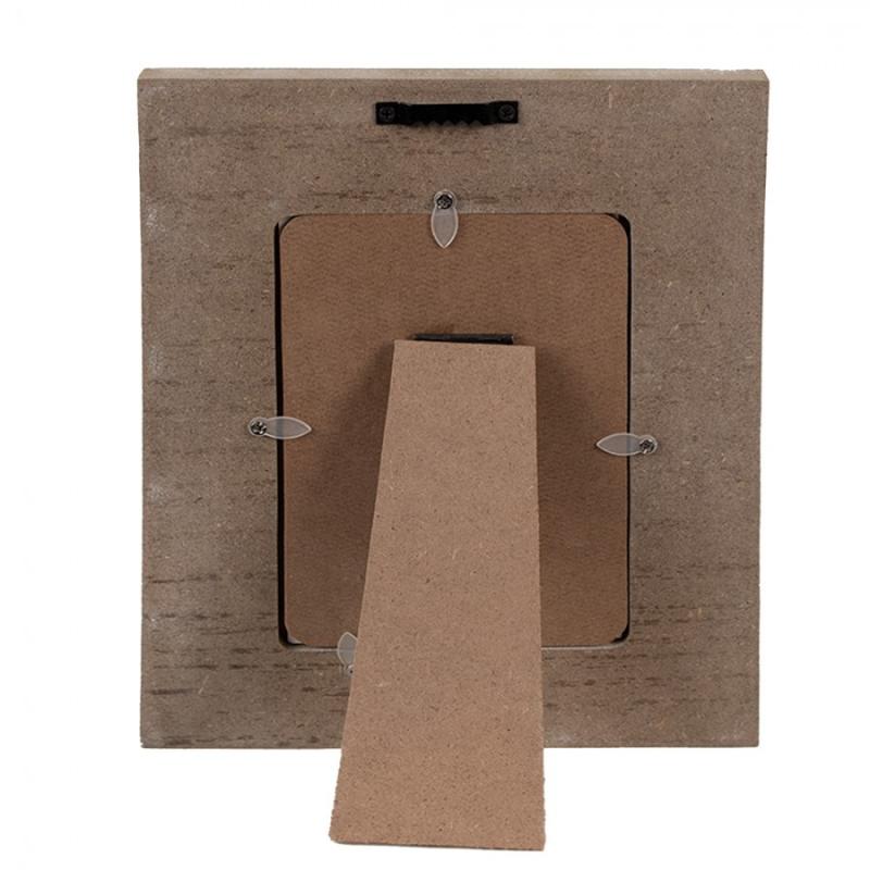 Photo Frame White Brown Wood Picture Frame