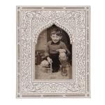 Photo Frame White Brown Wood Picture Frame