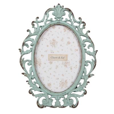 Photo Frame Green Metal Picture Frame