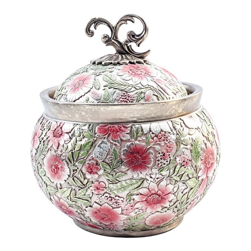 Storage Jar Pink Plastic