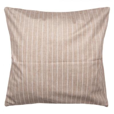 Decorative Cushion Brown Synthetic Heart Cushion Cover with Cushion Filling