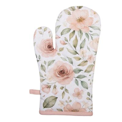 Oven Mitt Beige Cotton