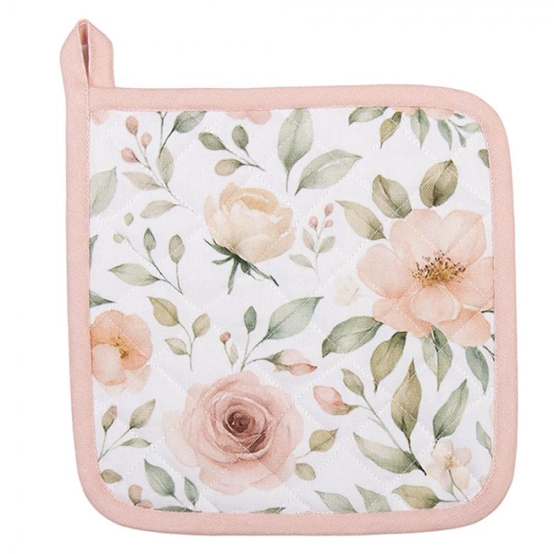 Pot Holder Beige Cotton