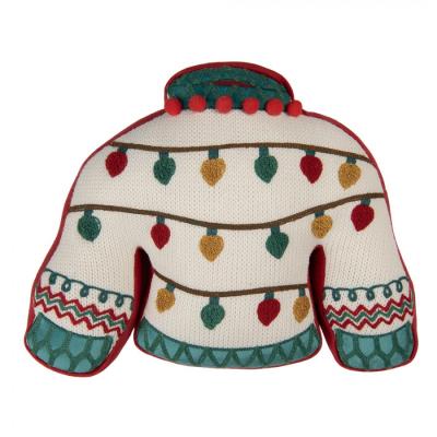 Decorative Cushion Beige Christmas
