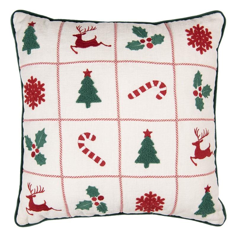 Decorative Cushion Beige Christmas