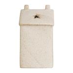Decorative House with LED Beige Ceramic