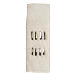 Decorative House with LED Beige Ceramic