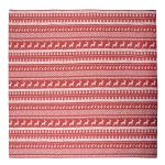 Tablecloth Red Cotton Deer