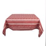 Tablecloth Red Cotton Deer