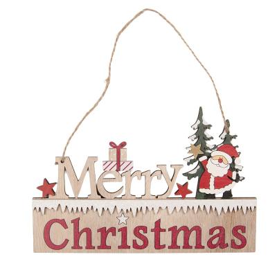Christmas Ornament Beige Wood