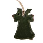 Christmas Ornament Bell Green