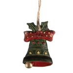 Christmas Ornament Bell Green