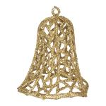 Christmas Ornament Bell Gold colored