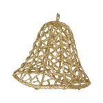 Christmas Ornament Bell Gold colored