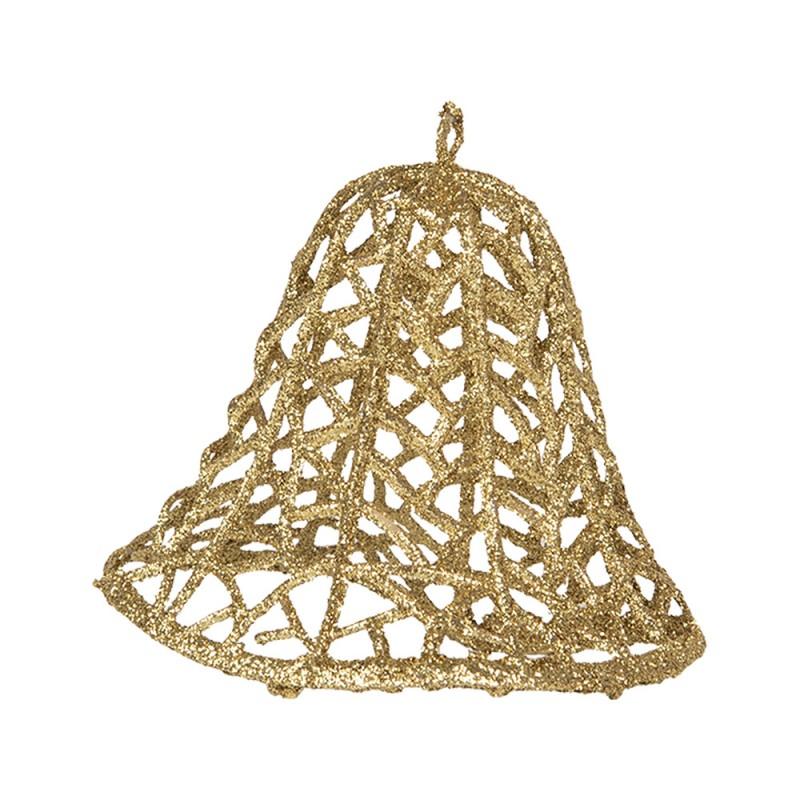 Christmas Ornament Bell Gold colored