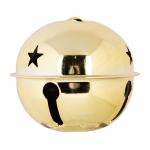 Christmas Ornament Bell Gold colored Metal