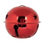 Christmas Ornament Bell Red Metal