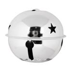 Christmas Ornament Bell Silver colored Metal