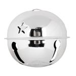 Christmas Ornament Bell Silver colored Metal